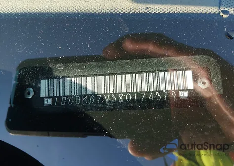 2008 Cadillac Sts V6 z USA, uszkodzony, nr VIN 1G6DK67V380174319